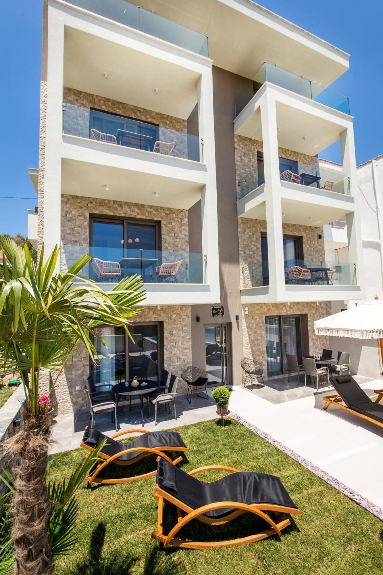 Aigli Skala Maries Deluxe Apartment Skala Marion Exterior photo