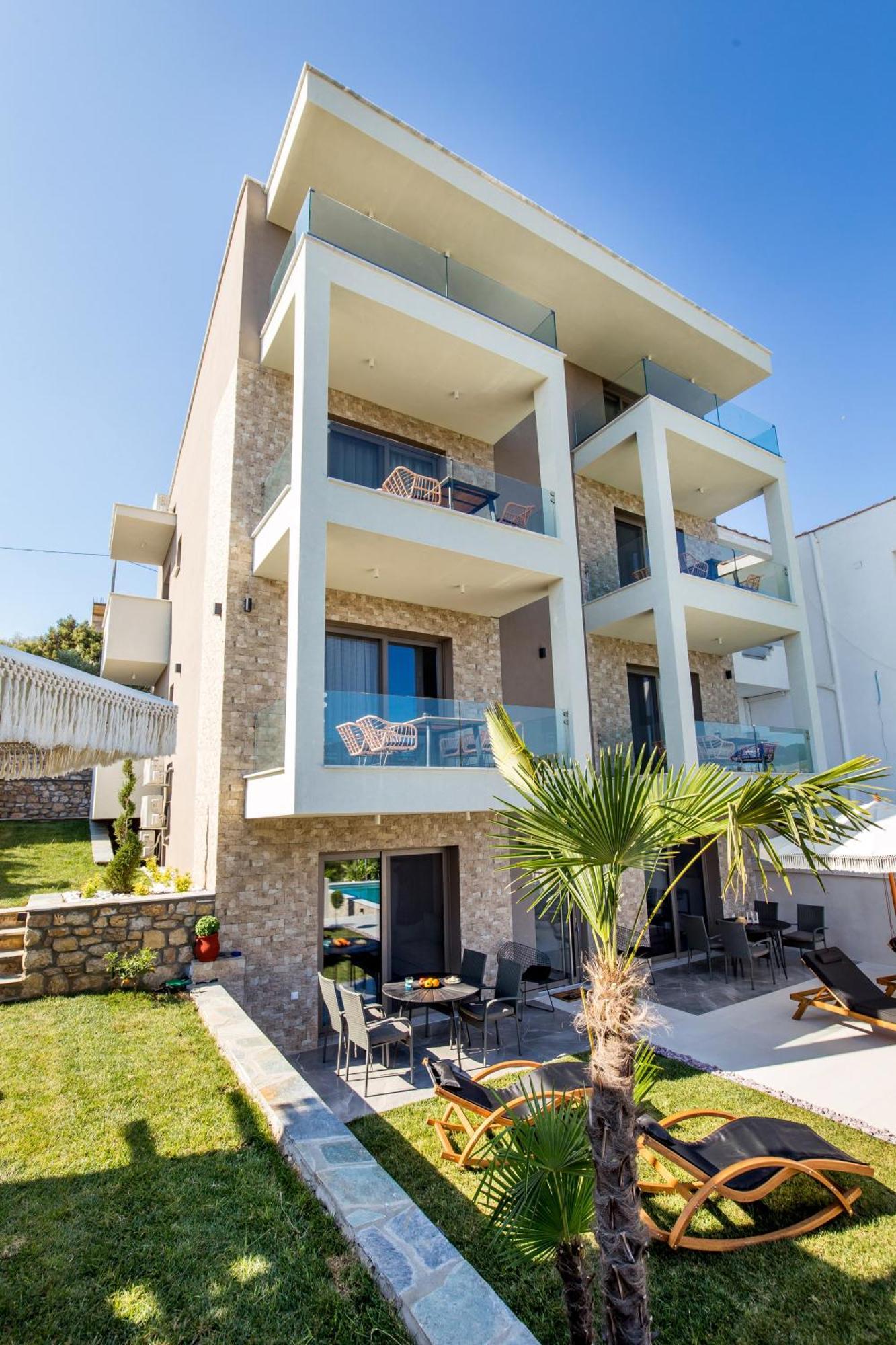 Aigli Skala Maries Deluxe Apartment Skala Marion Exterior photo