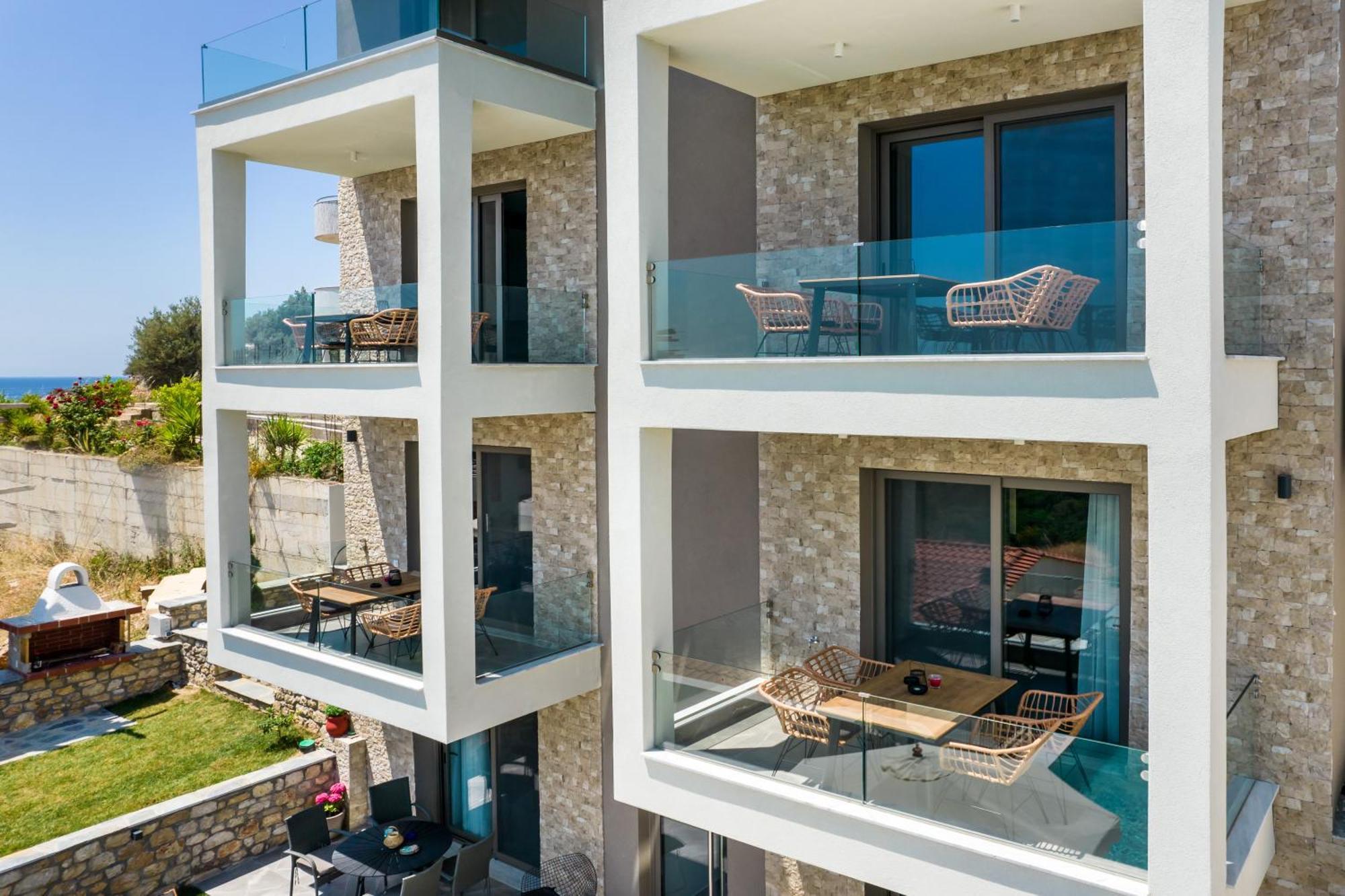 Aigli Skala Maries Deluxe Apartment Skala Marion Exterior photo